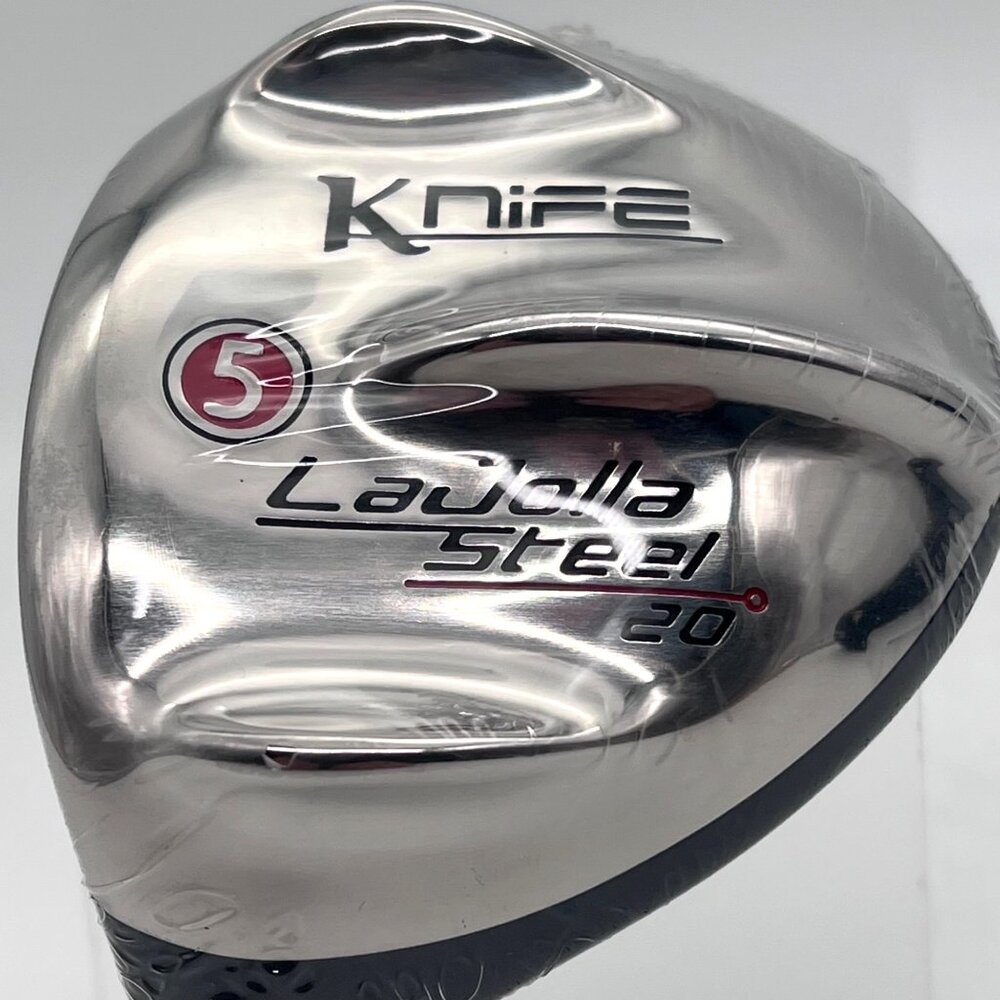 La Jolla Club Knife Steel 20 Degree Golf Club Head 5 Wood With Zippered Case New - Picture 2 of 16